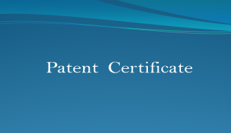 Patent Certificate/專利證書